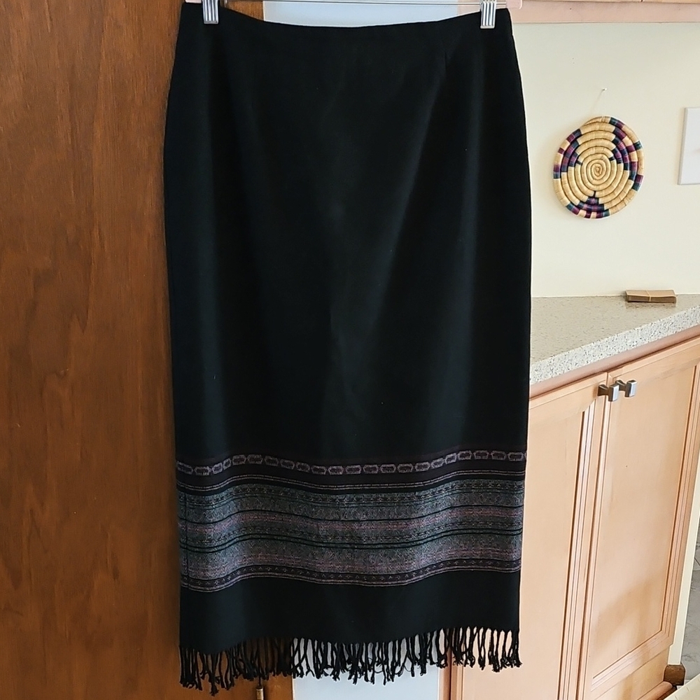 Vintage Dress Barn Wool Blanket Skirt